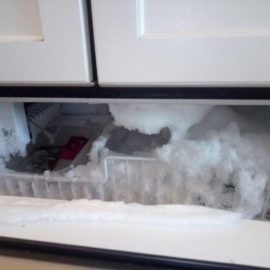 broken freezer