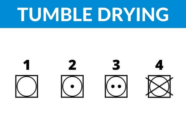 tumble drying symbols