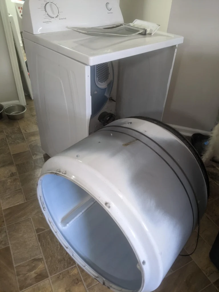 Dryer Worn Drum Rollers