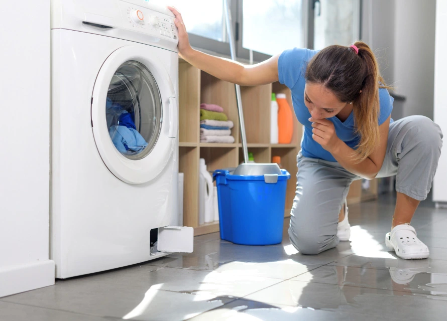 Liquid Spills on samsung dryer