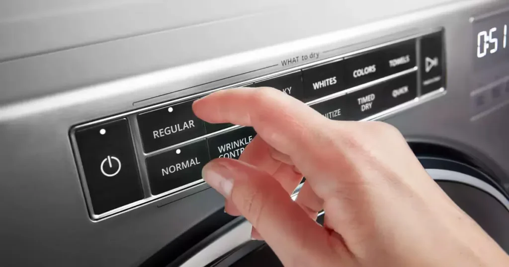 Resetting samsung dryer
