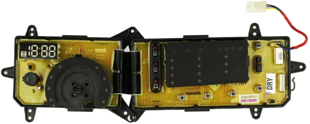 samsung dryer main control panel
