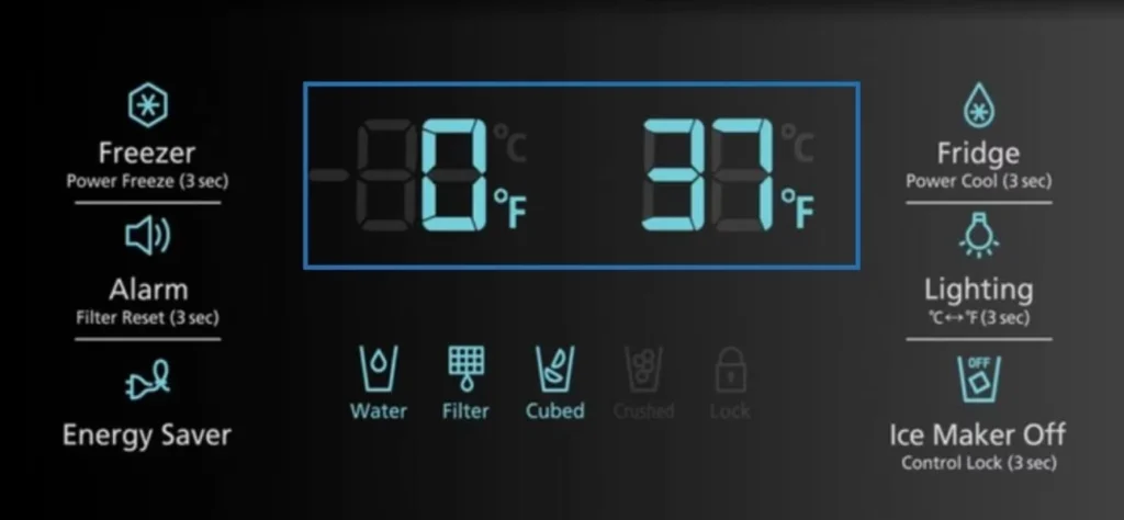samsung fridge Faulty Incorrect Temperature Settings