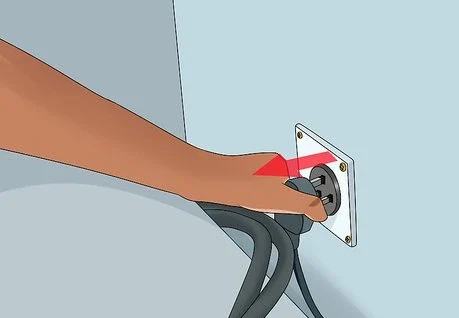 unplugging samsung dryer