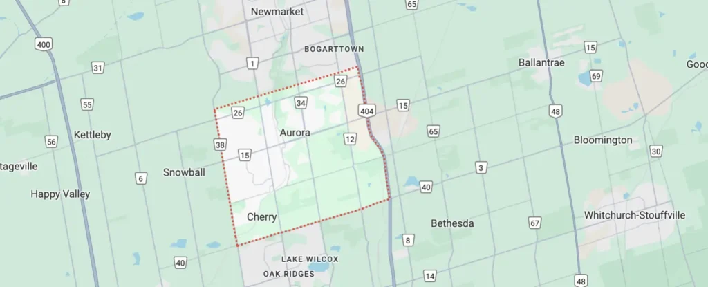Aurora Appliance Repair Service Area