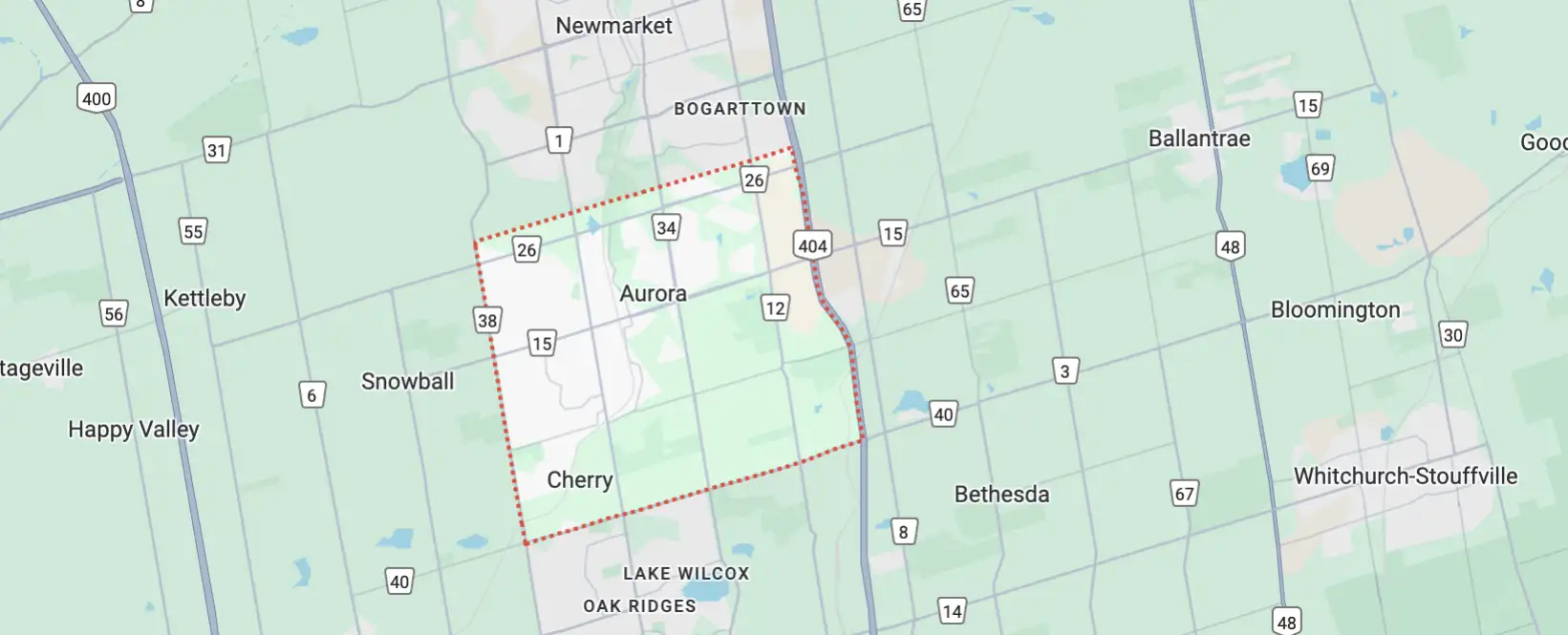 AURORA Appliance Repair Service Area