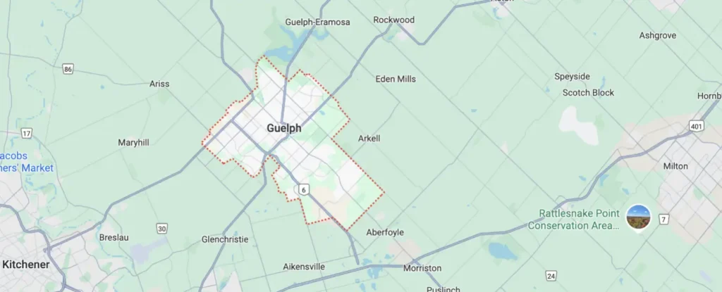 Guelph Appliance Repair Service Area