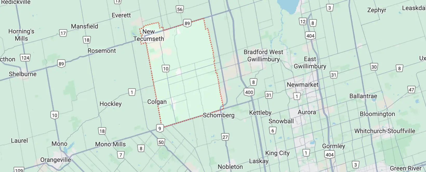 Appliance Repair New Tecumseth – Service Area