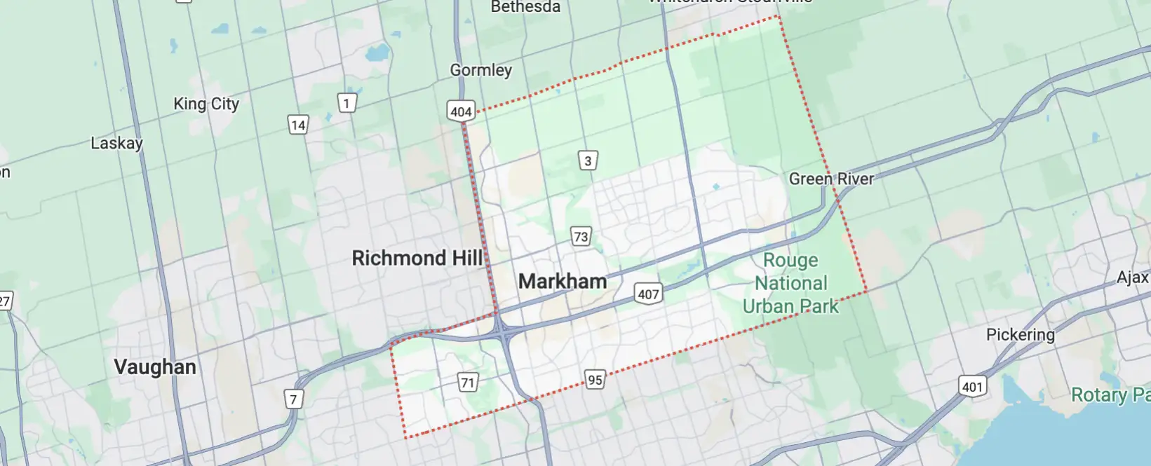 Markham Appliance Repair Service Area