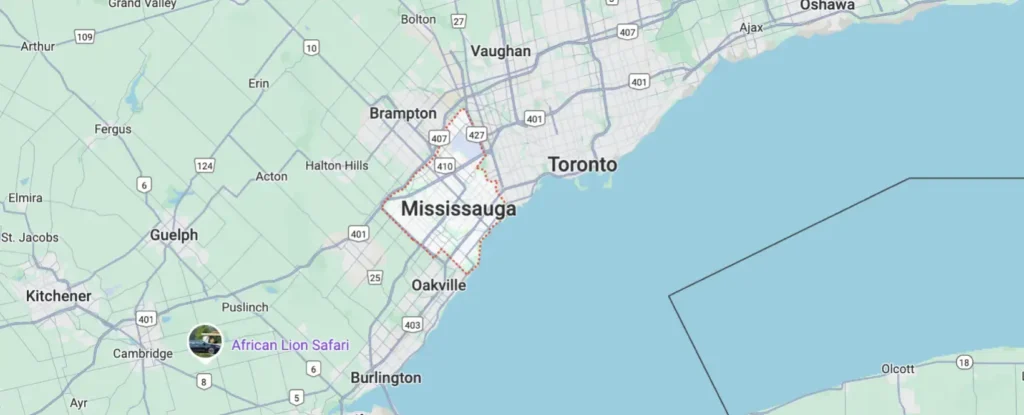 Mississauga Appliance Repair Service Area