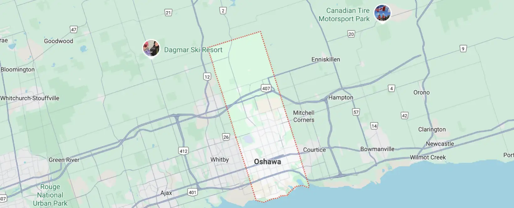 Oshawa Appliance Repair Service Area