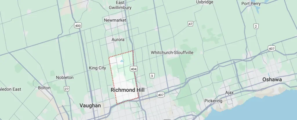 Richmond Hill Appliance Repair Service Area