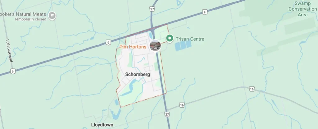 Schomberg Appliance Repair Service Area