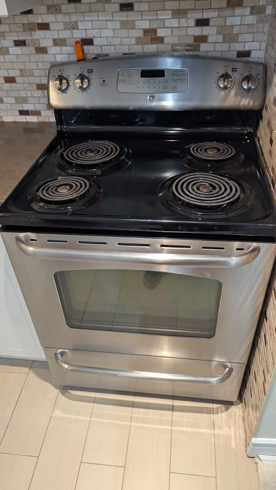 Repaired oven not heating properly
