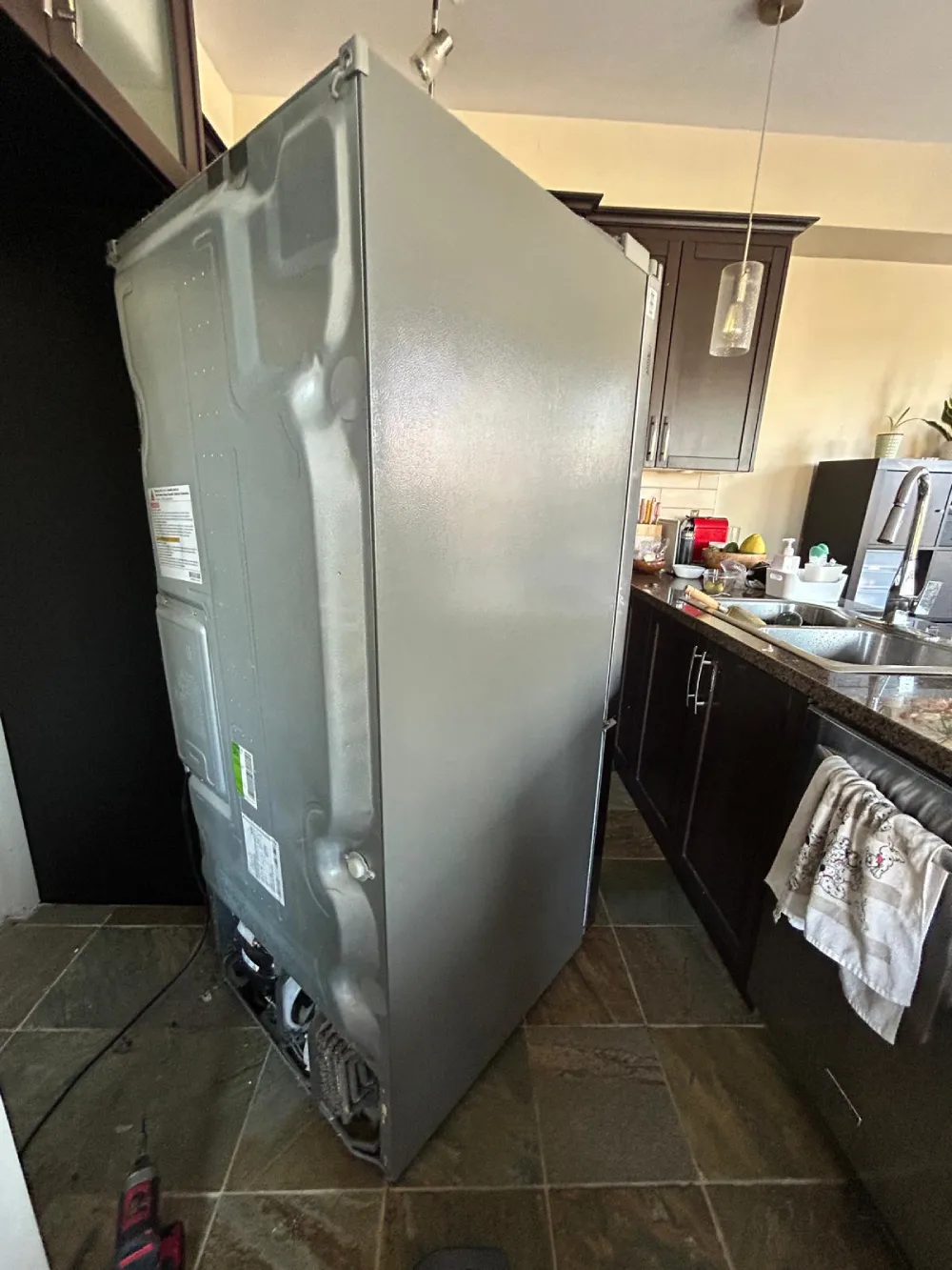 Repair fridge condenser (coils)