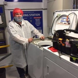 Washer maintenance customer
