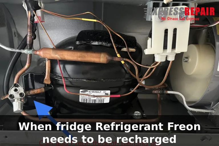 When fridge Refrigerant Freon needs to be recharged