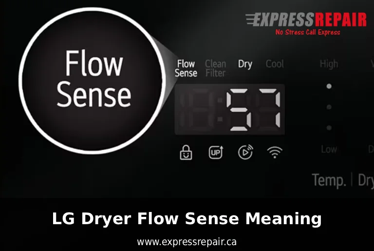 LG Dryer Flow Sense – What It Means & How to Fix It