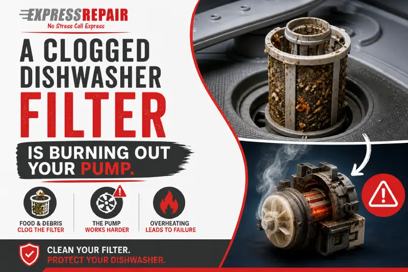 Dishwasher deep service
