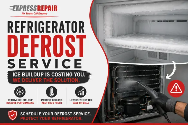 Refrigerator defrost service