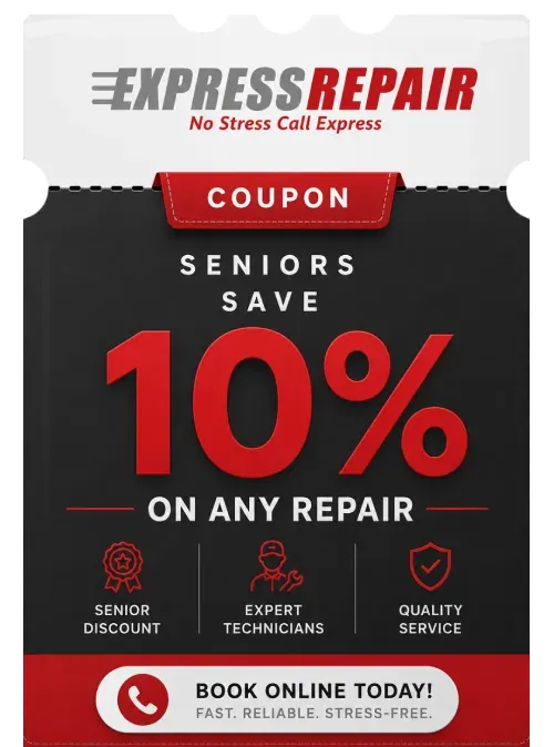 Seniors Save 10 on any repair