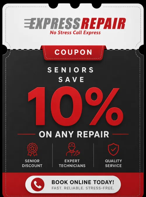 Seniors Save 10% on any repair
