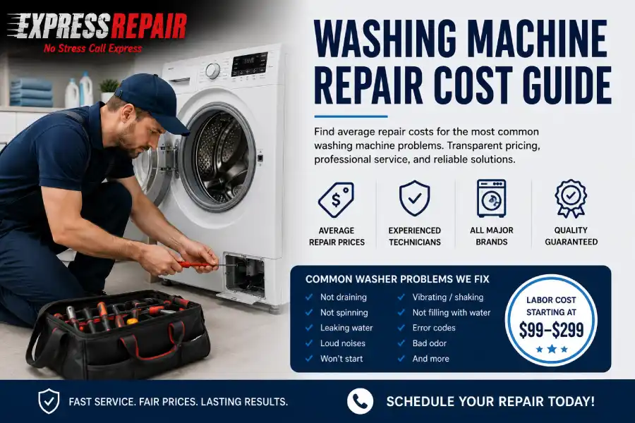 How Much Does Washing Machine Repair Cost?