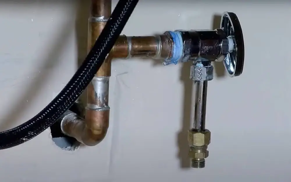 Water Supply Valve Is Closed
