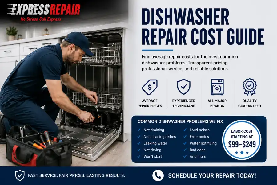 How Much Does Dishwasher Repair Cost?