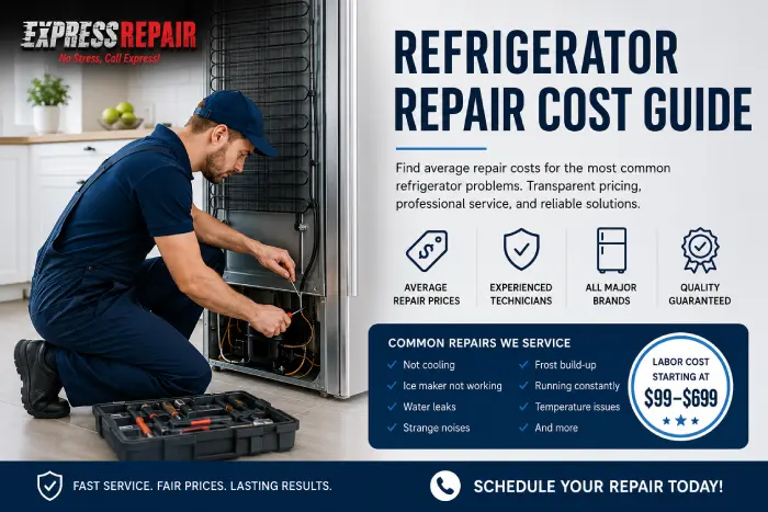 How Much Does Refrigerator Repair Cost?