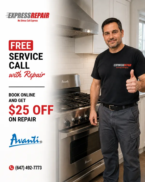 Express Repair Avanti appliance repair technician