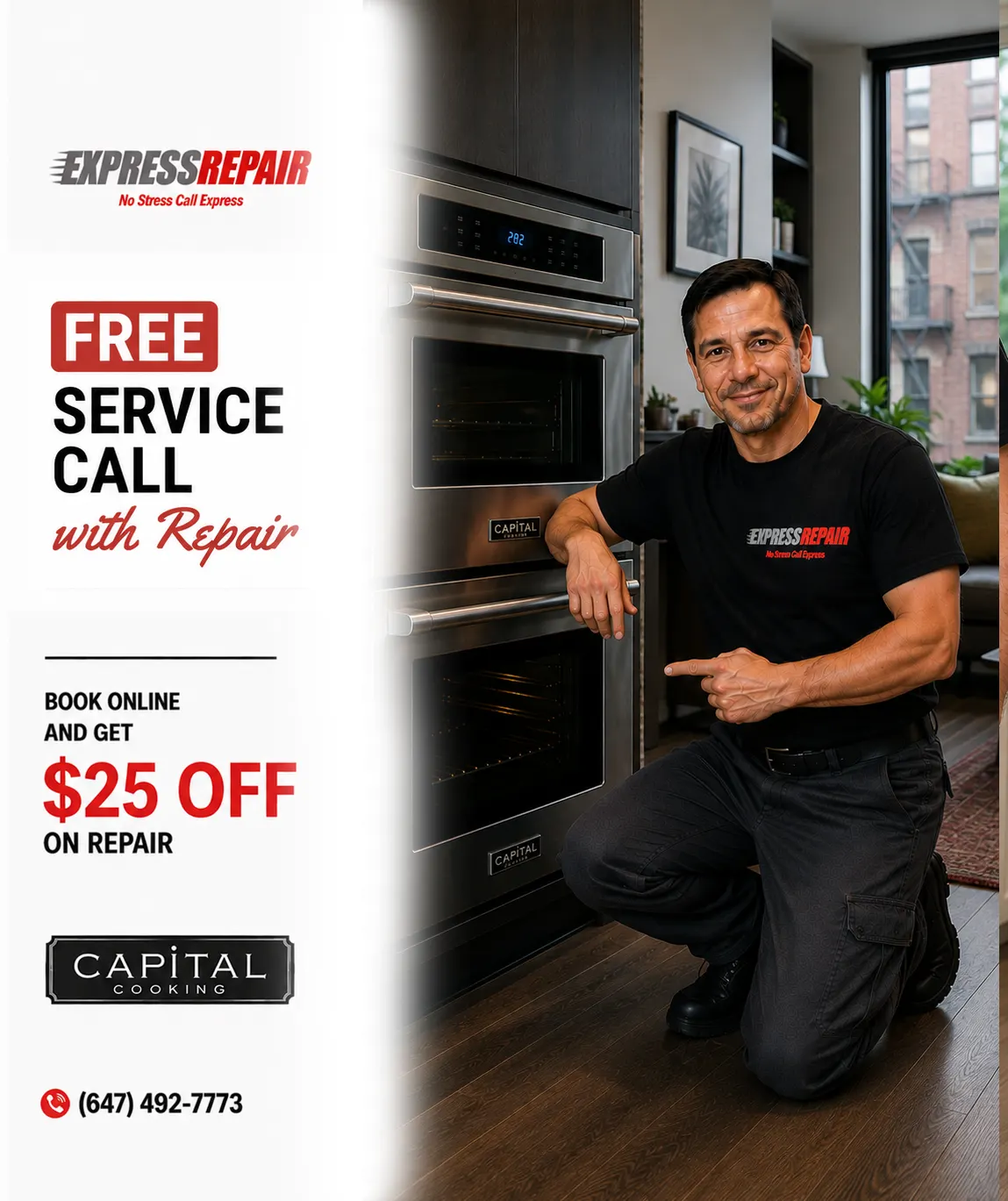 Express Repair Capital appliance repair technician