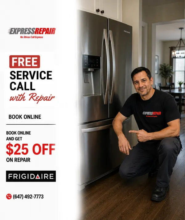 Express Repair Frigidaire appliance repair technician