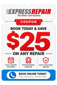 book today and save 25 off on any repair