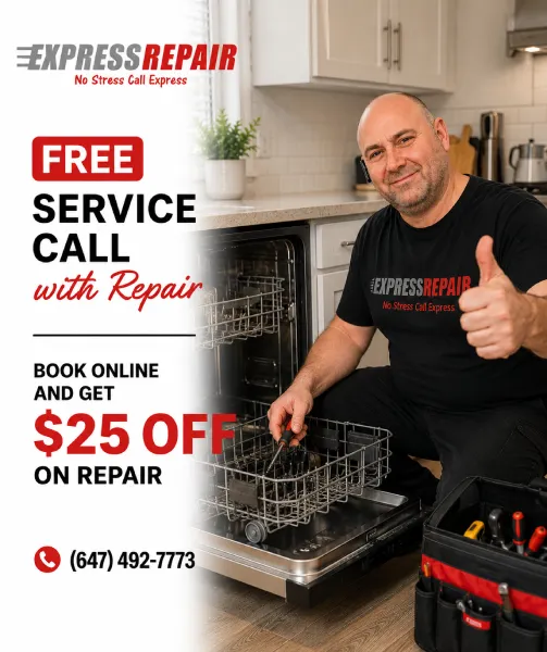 Express Repair dishwasher repair technician